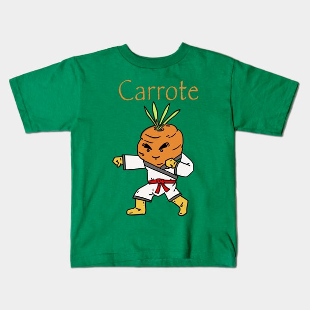 carrot Karate Kids T-Shirt by RiyanRizqi